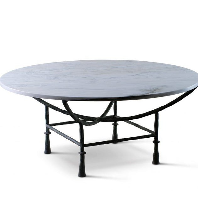 Stanley Coffee Table - Verdigris, Marble Top – Jerry Pair Florida