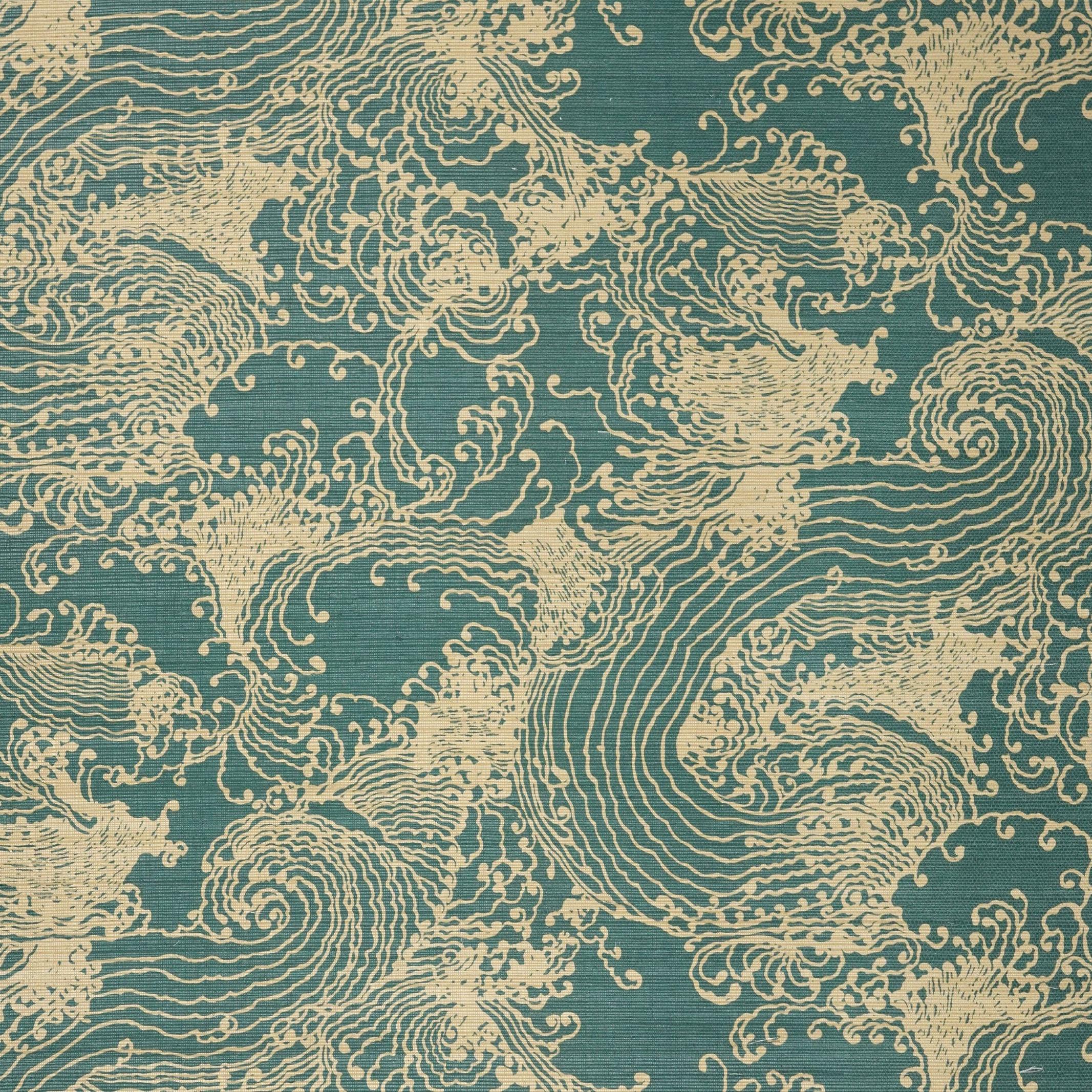 Flowing Waves - Emerald