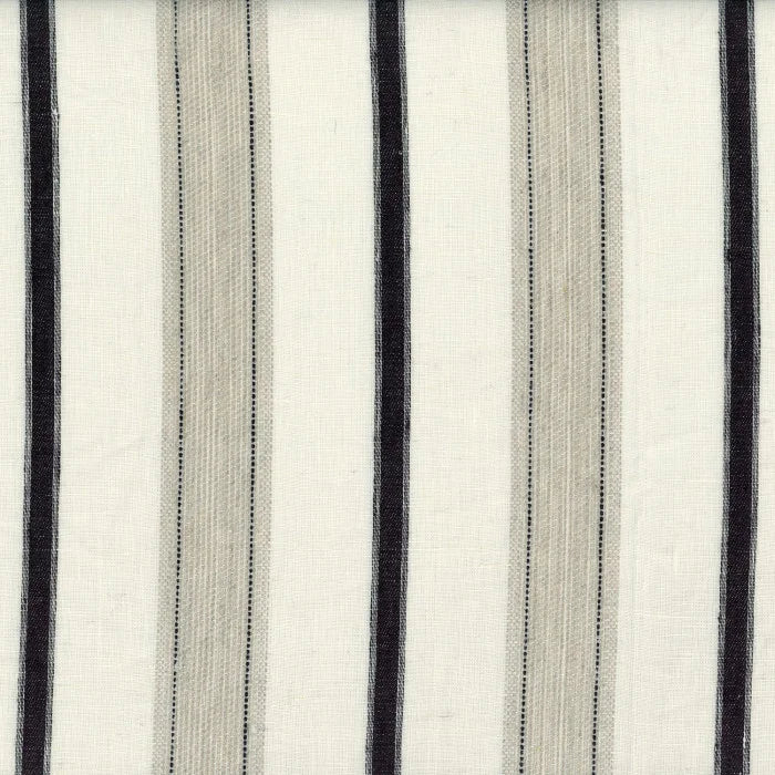 Boucle De Lin - Écru Noir