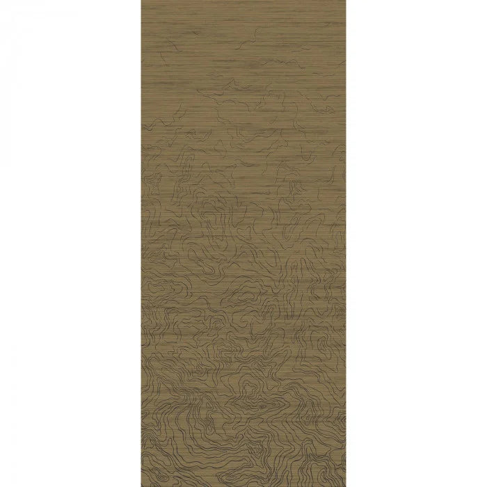 Ondes Précieuses - Camel Doré Wallcovering