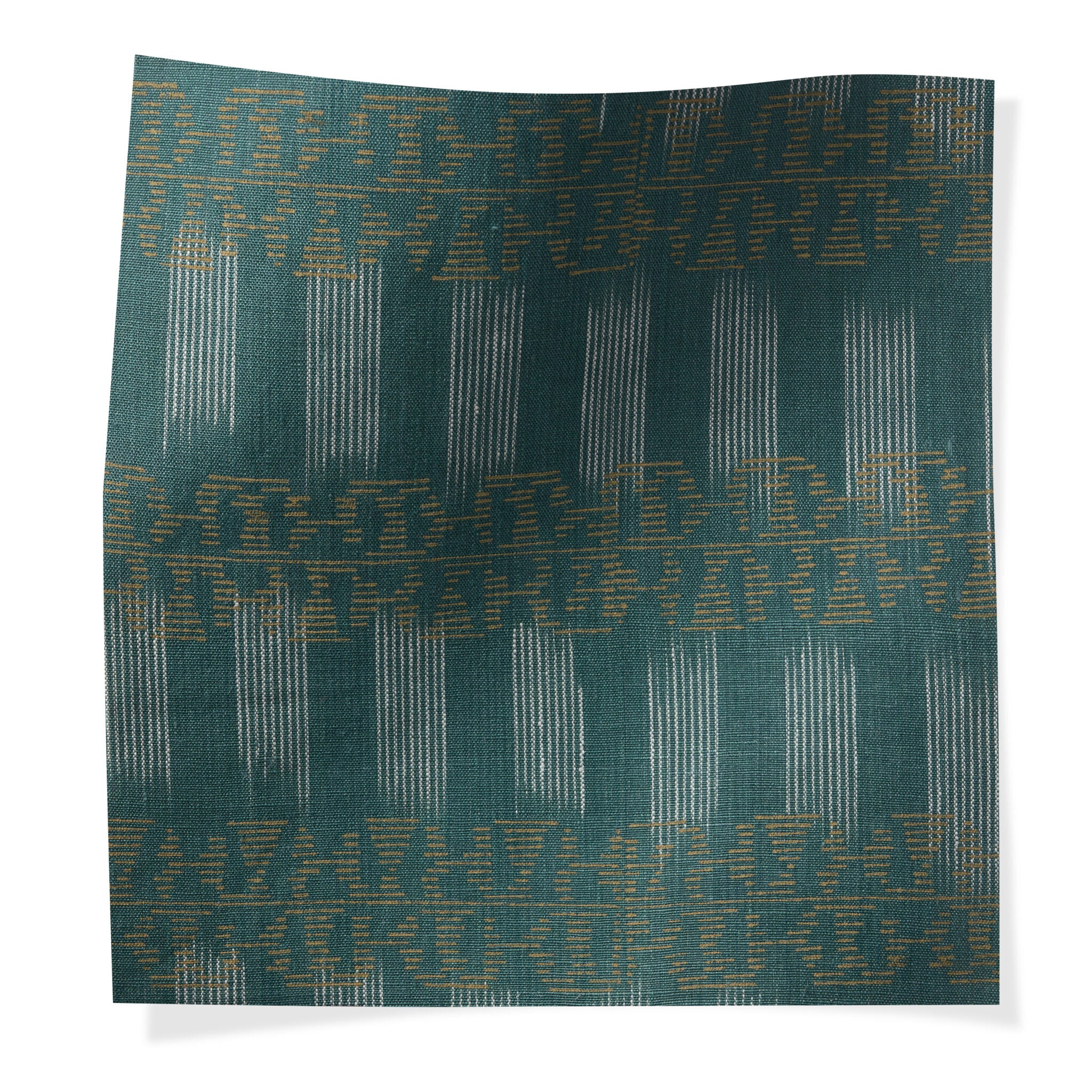 Kasuri Block Print - Water Lily