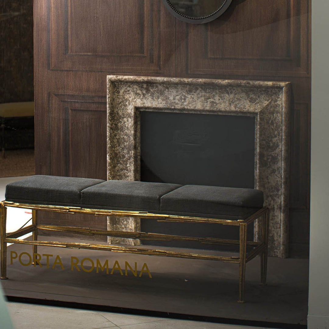 Hanzo Bed End Bench - Gold