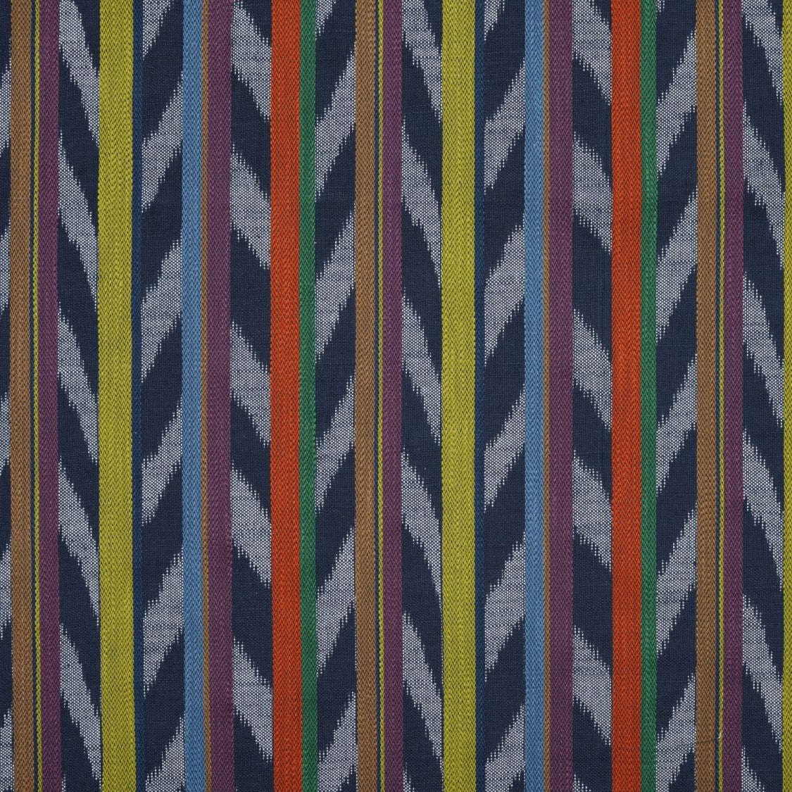 Burmese Stripe - Indigo