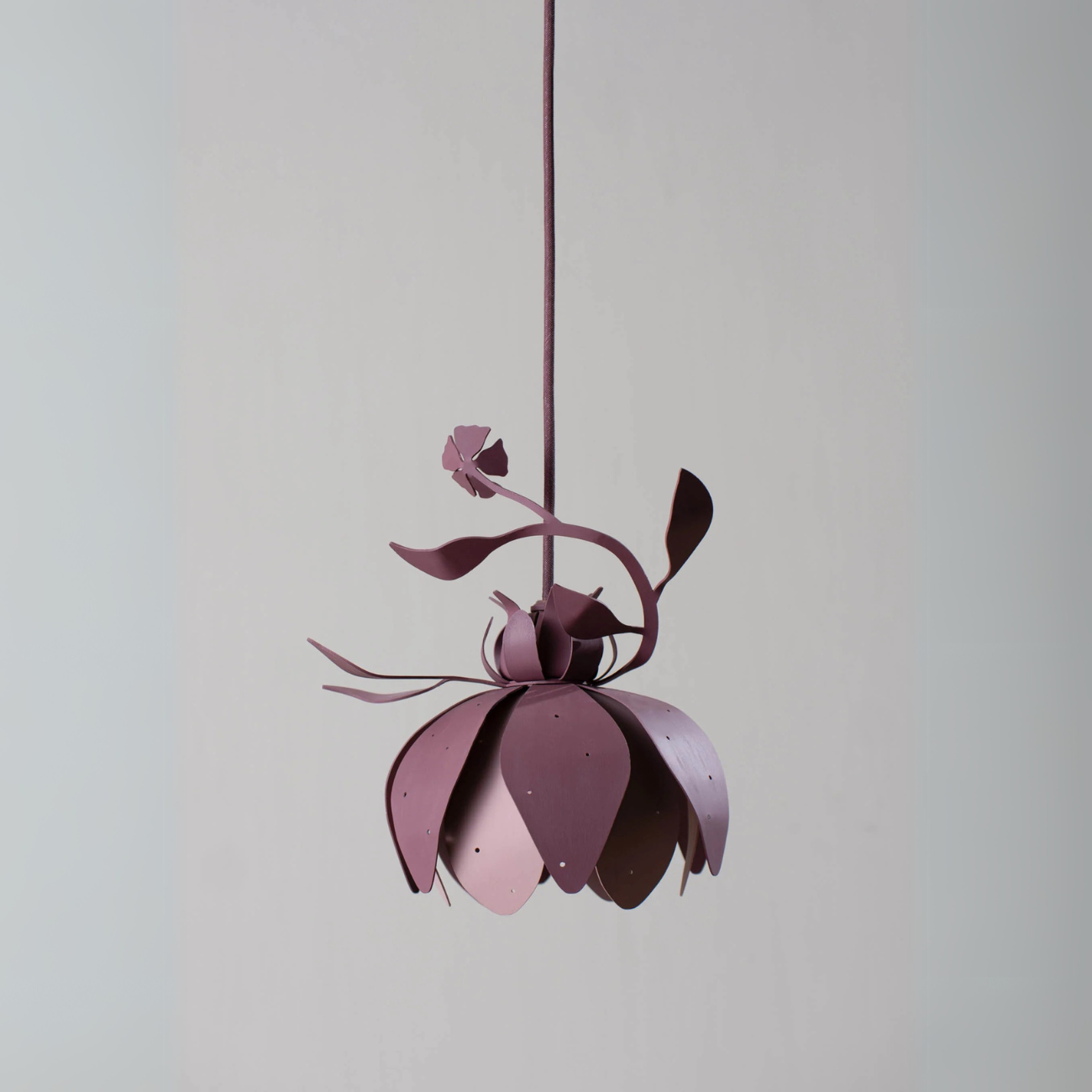 Botanica Pendant - Brinjal with Blush