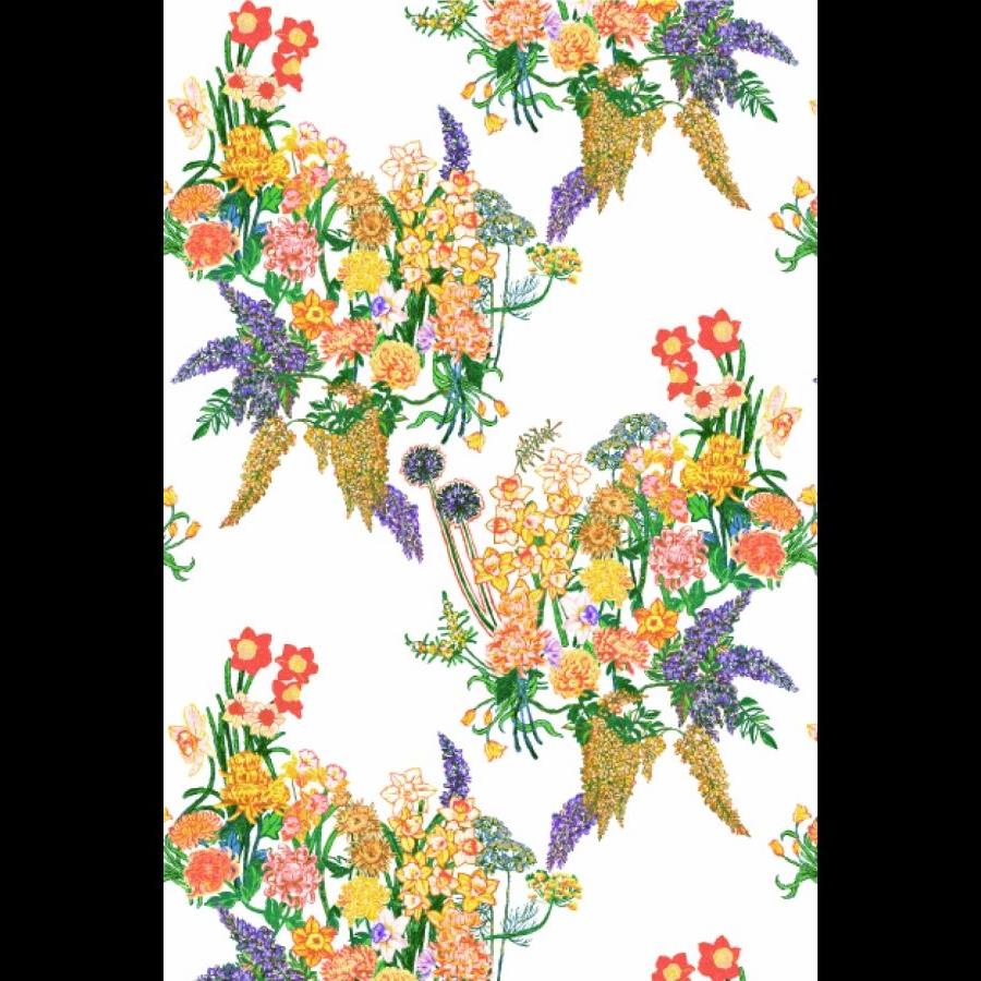 Prima Vera Wallpaper (Non-Woven) - Marigold