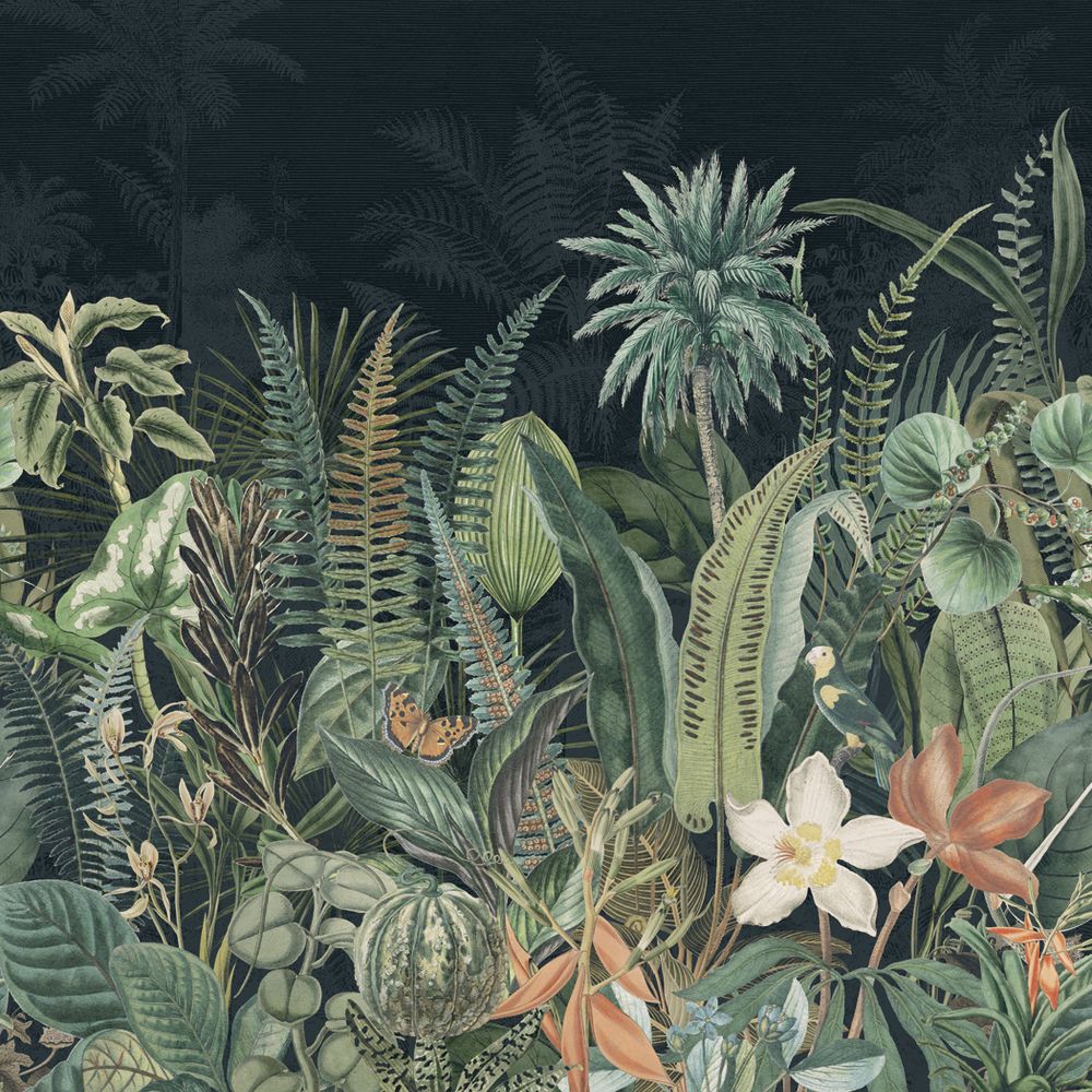 Daintree Bleu Marine / Vert Mousse