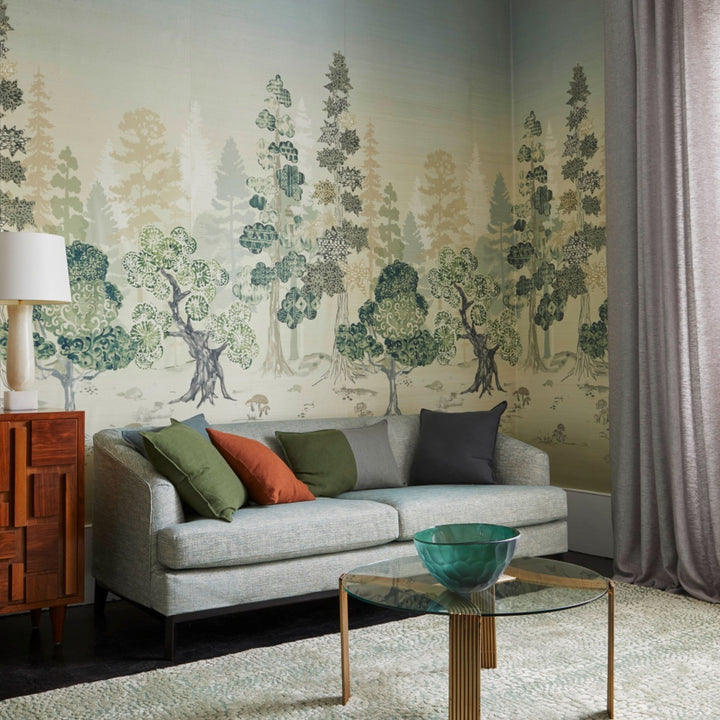 Folklore Sisal Grasscloth 2 Drops - Sepia