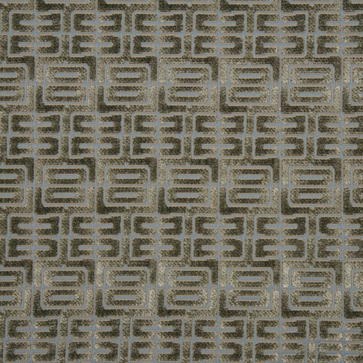 Labyrinth Velvet - Bluestone