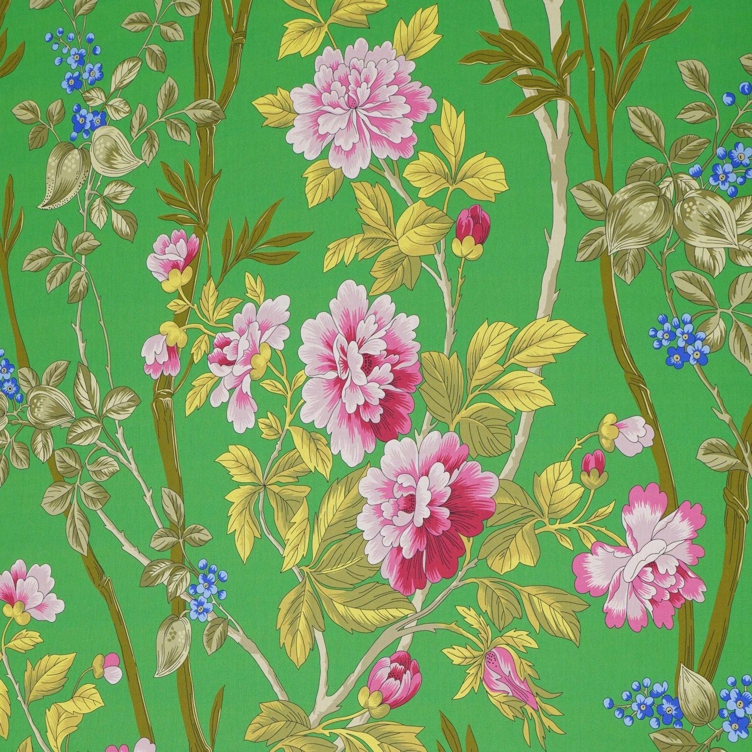 Summer Peony - Parrot Green