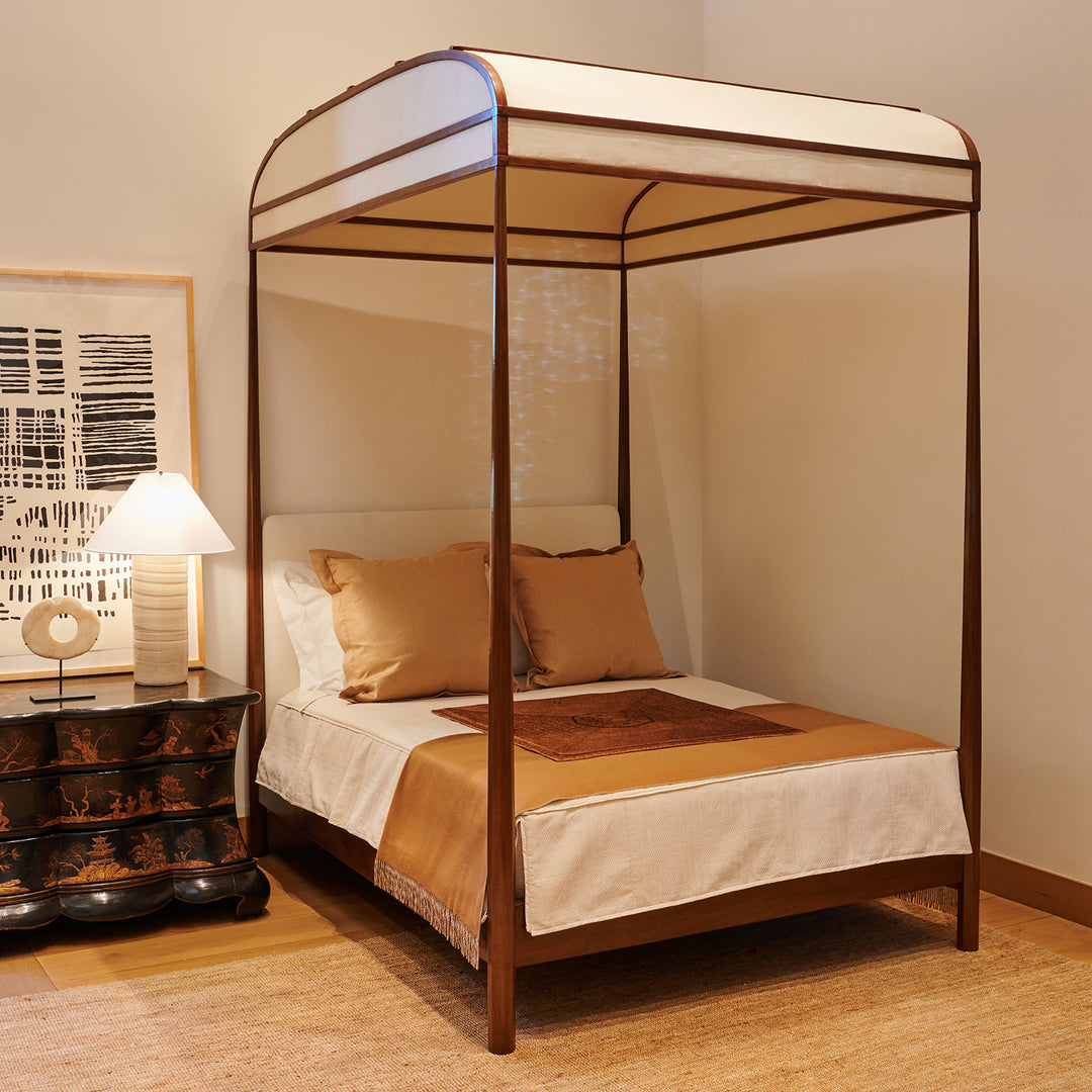 Clarence Bed with Canopy - King