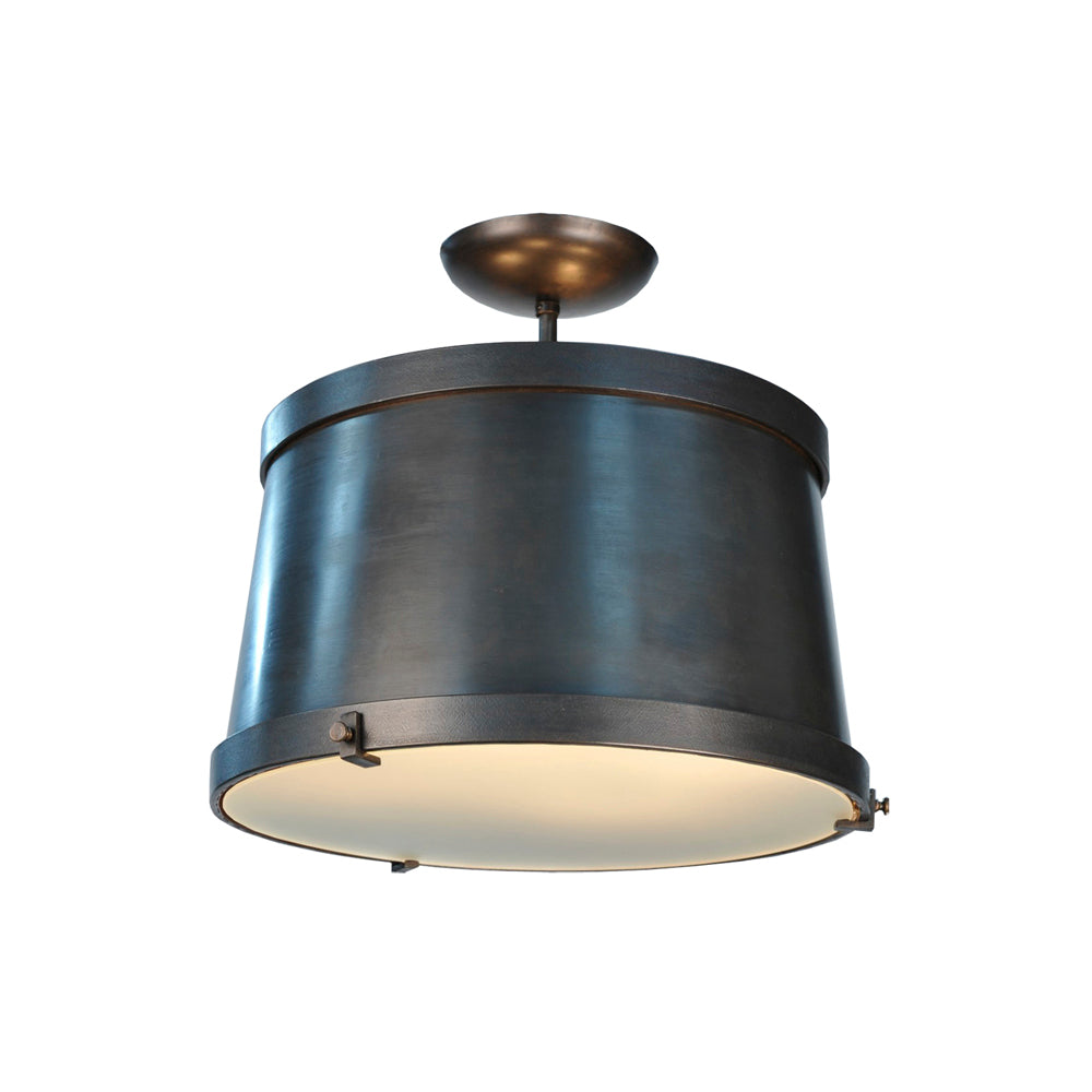 Blake - 4 Light Tole Shade Pendant with Diffuser