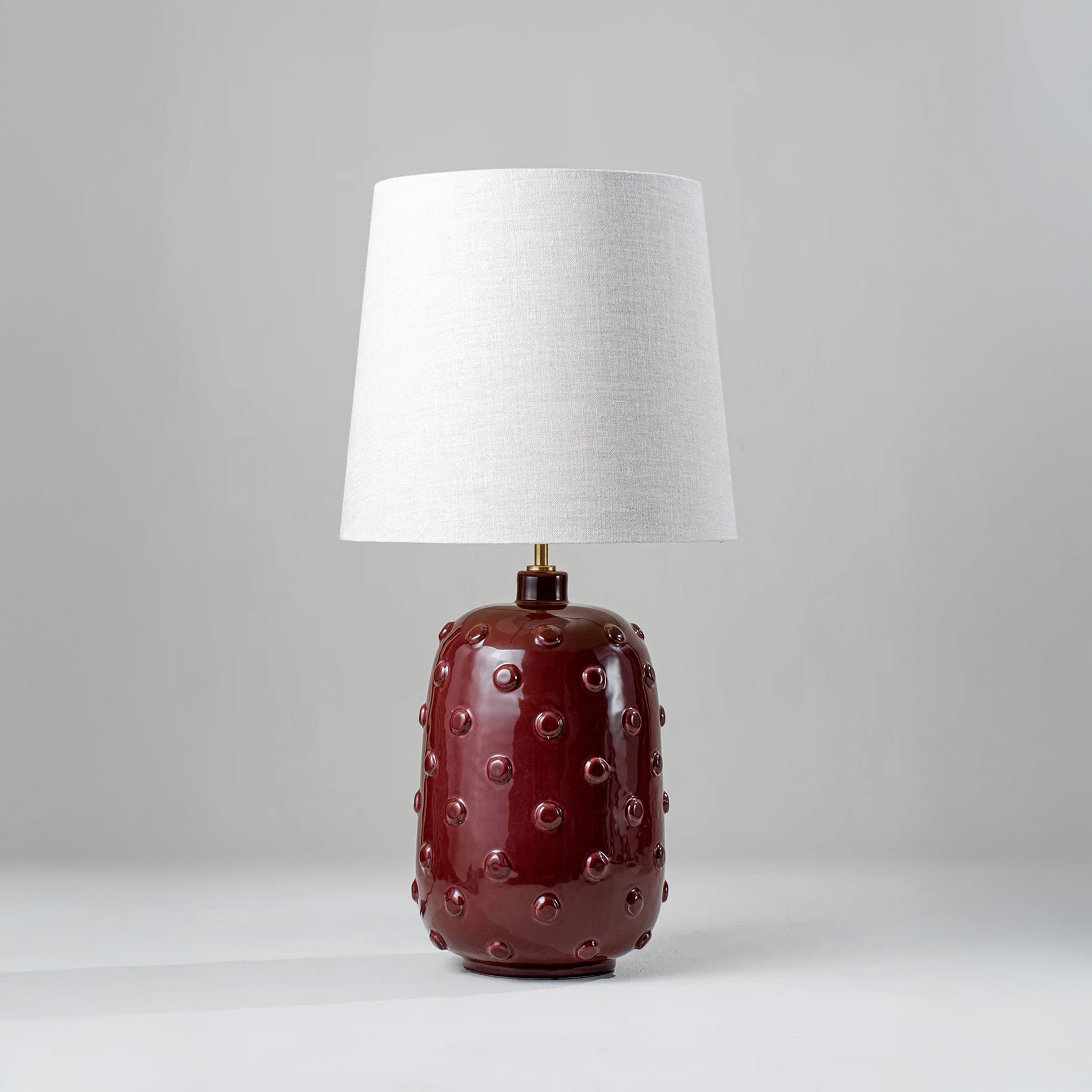 Button Lamp Large - Cranberry