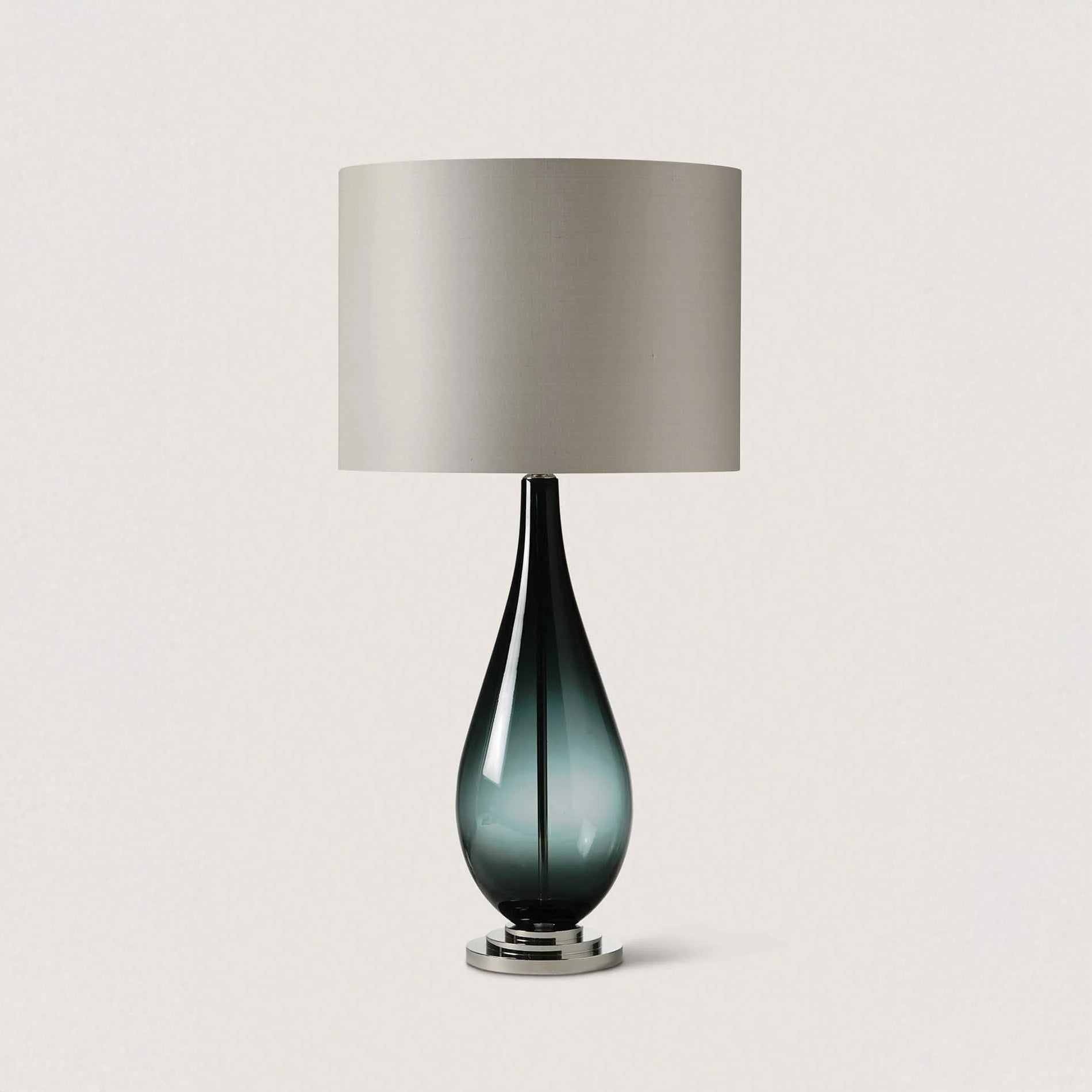 Chianti Lamp - Petrol - Nickel Base