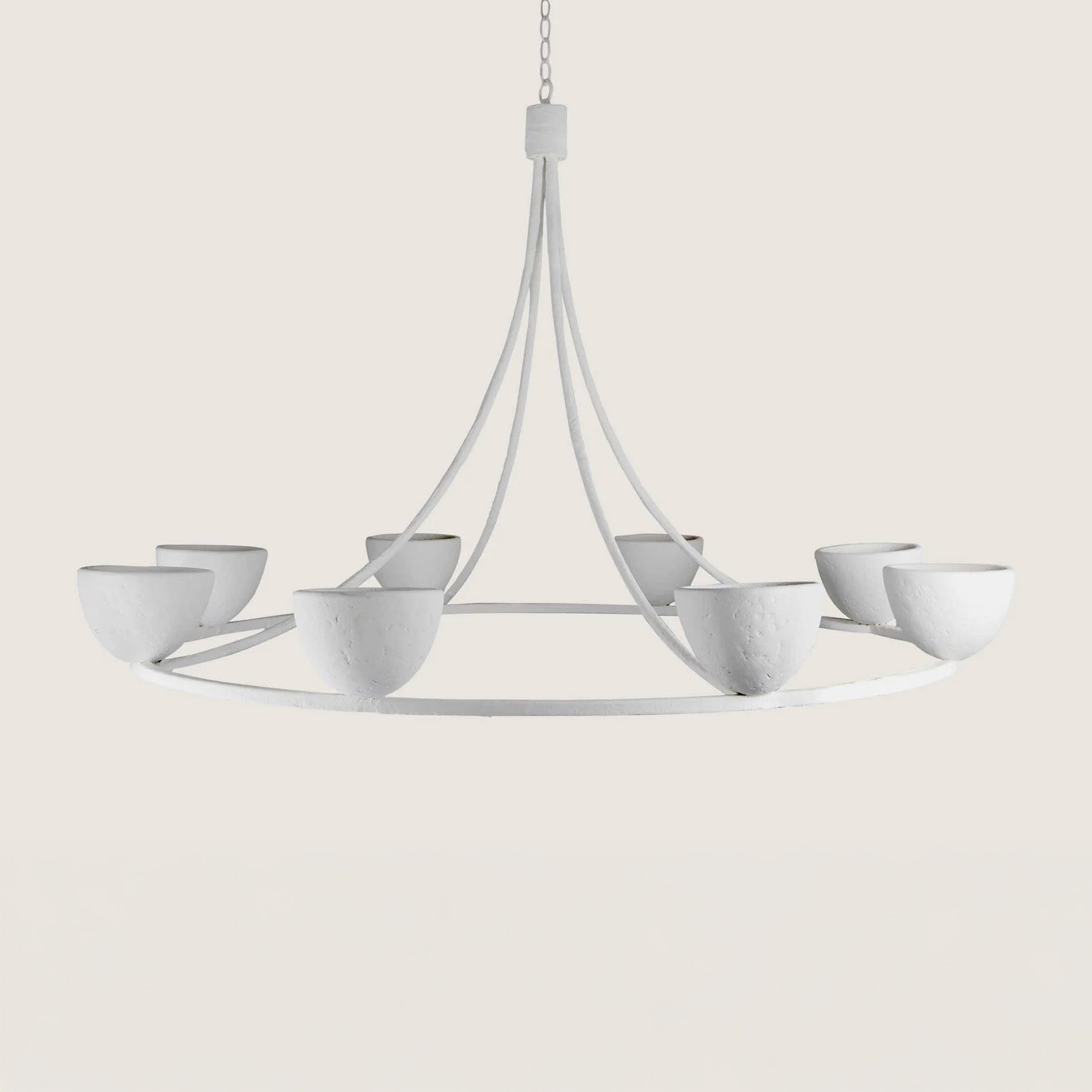 Compton Chandelier - Plaster White