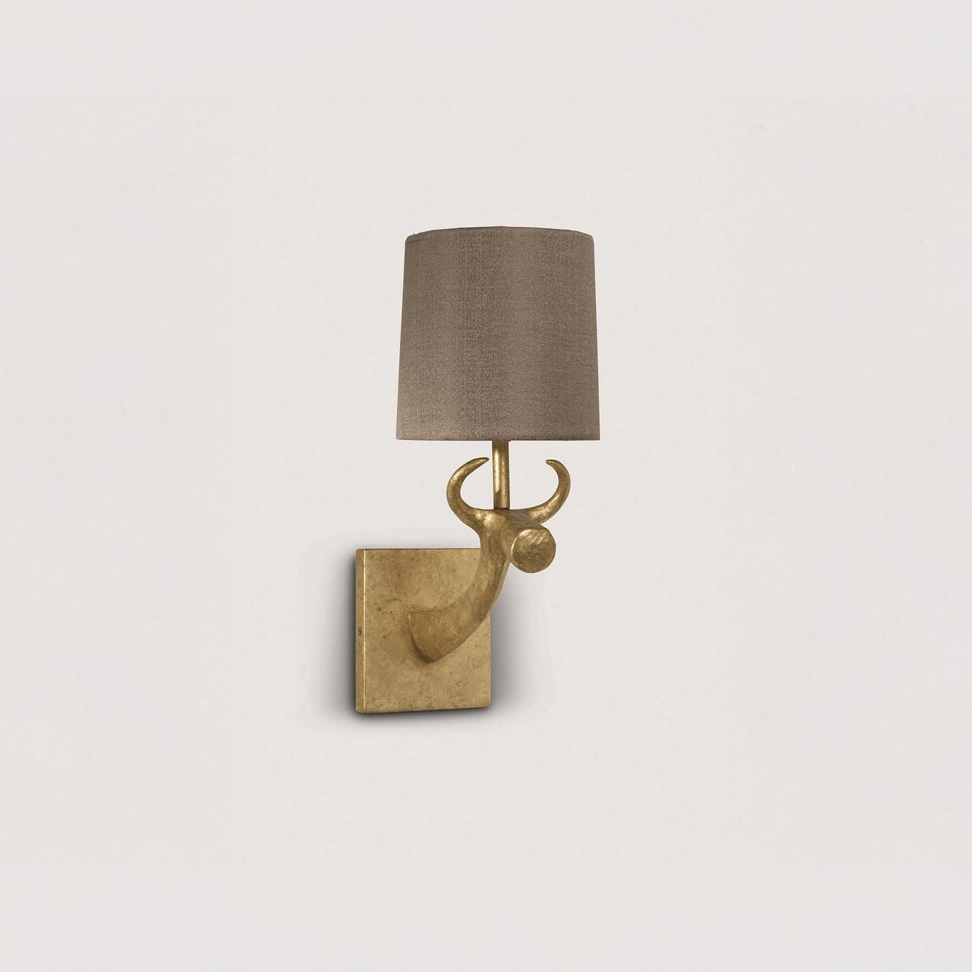 Cow Bathroom Wall Light - Gold