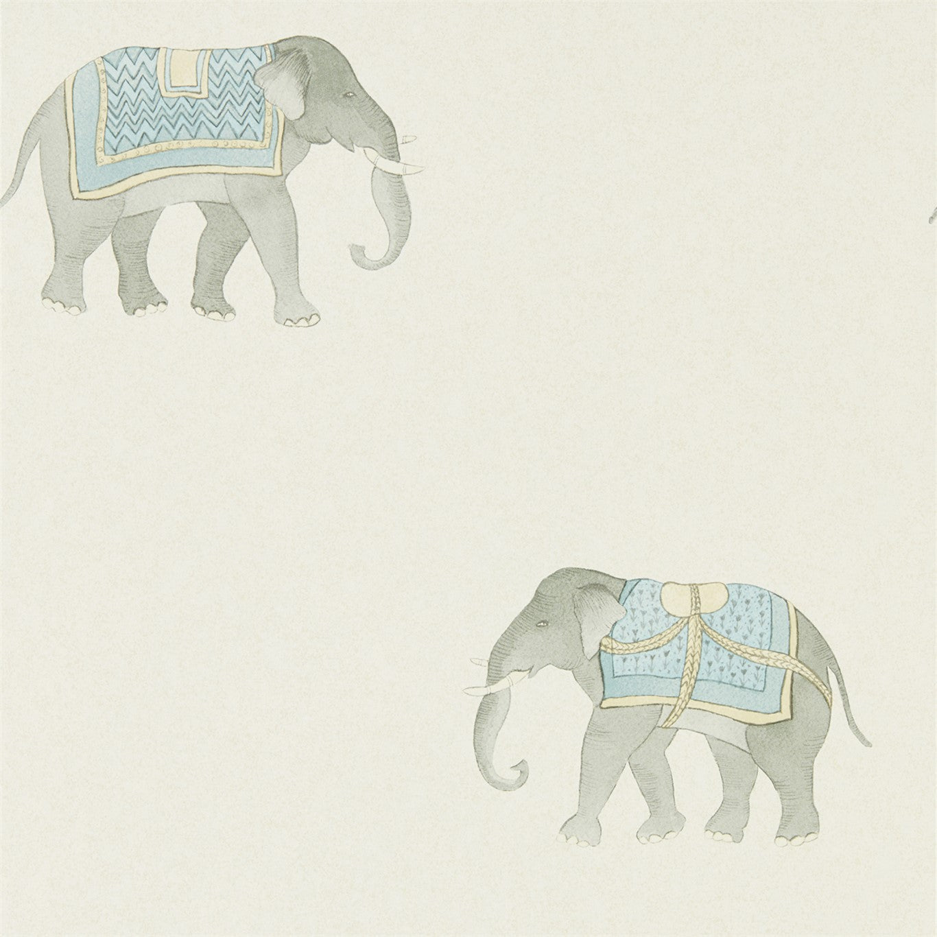 India - Wedgwood / Cream