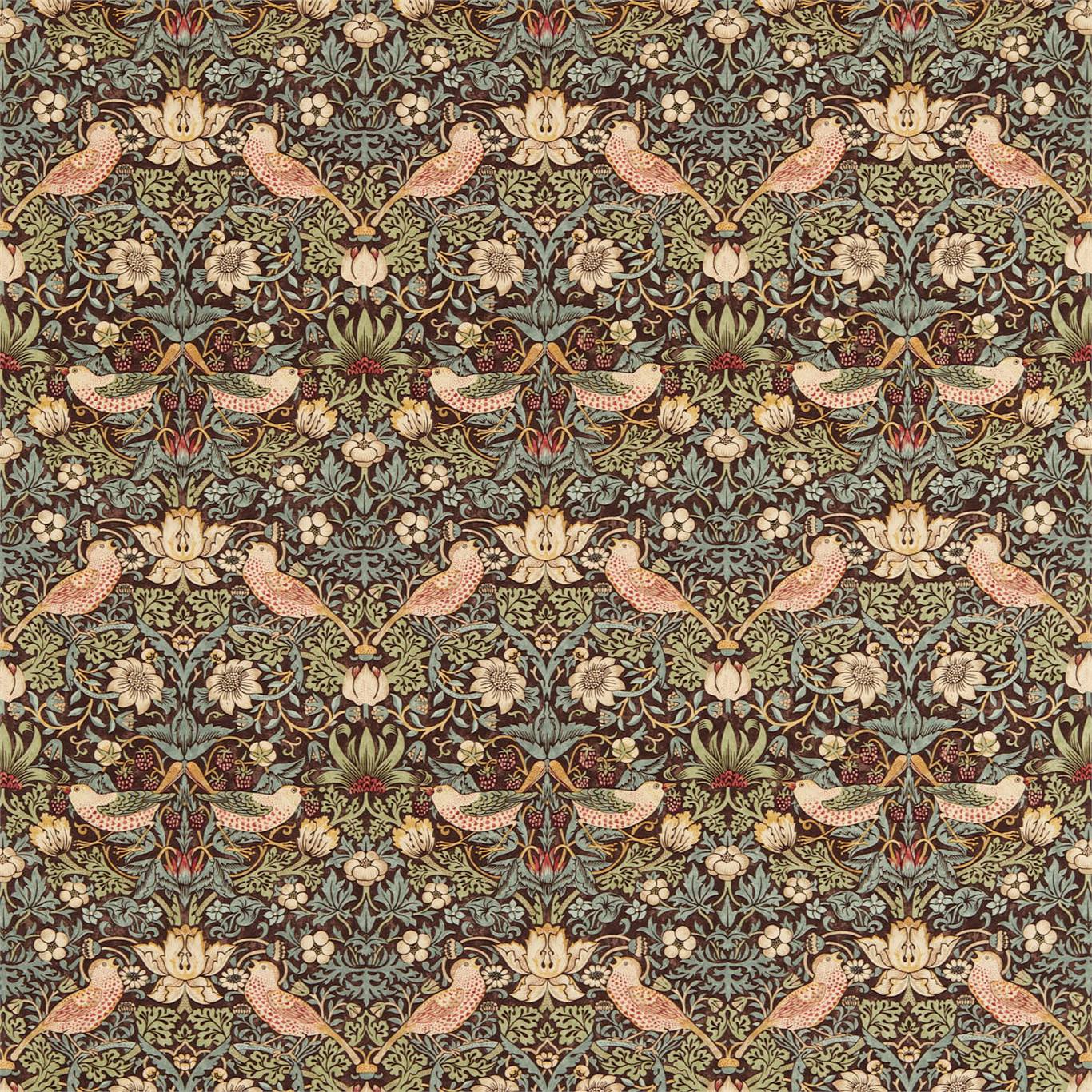 Strawberry Thief - Chocolate / Slate