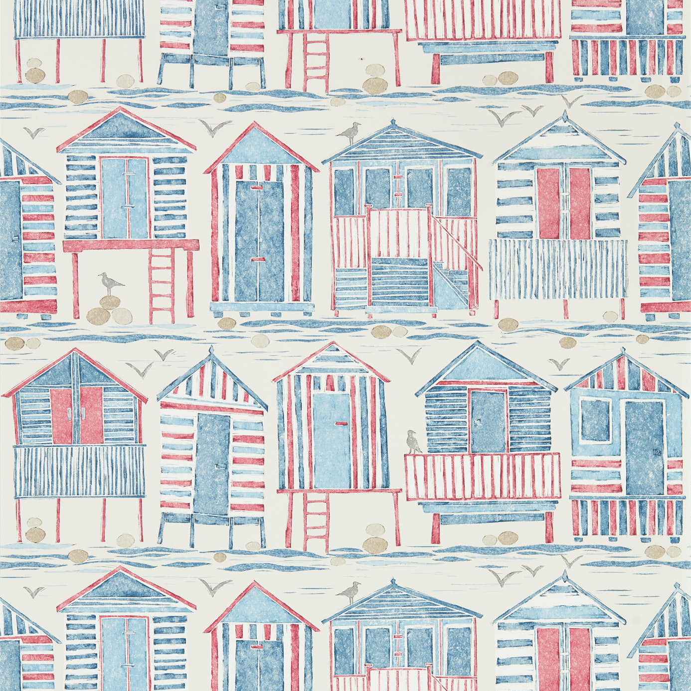 Beach Huts - Nautical