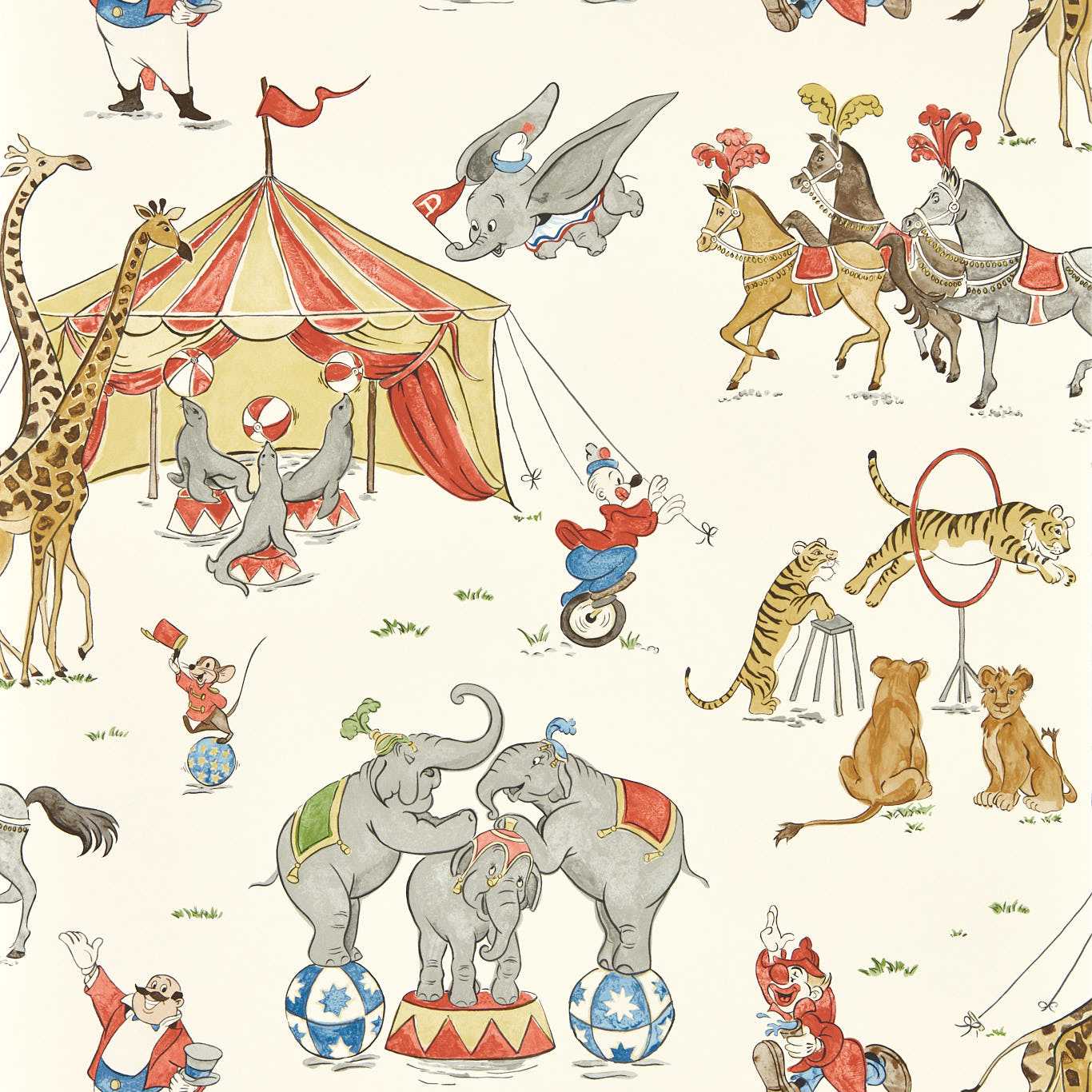 Dumbo Wallcovering - Peanut Butter & Jelly