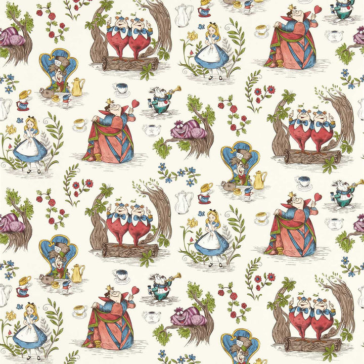 Alice in Wonderland Wallcovering - Hundreds & Thousands