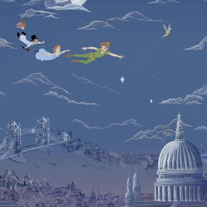 Peter Pan Wallcovering - Evening Blue