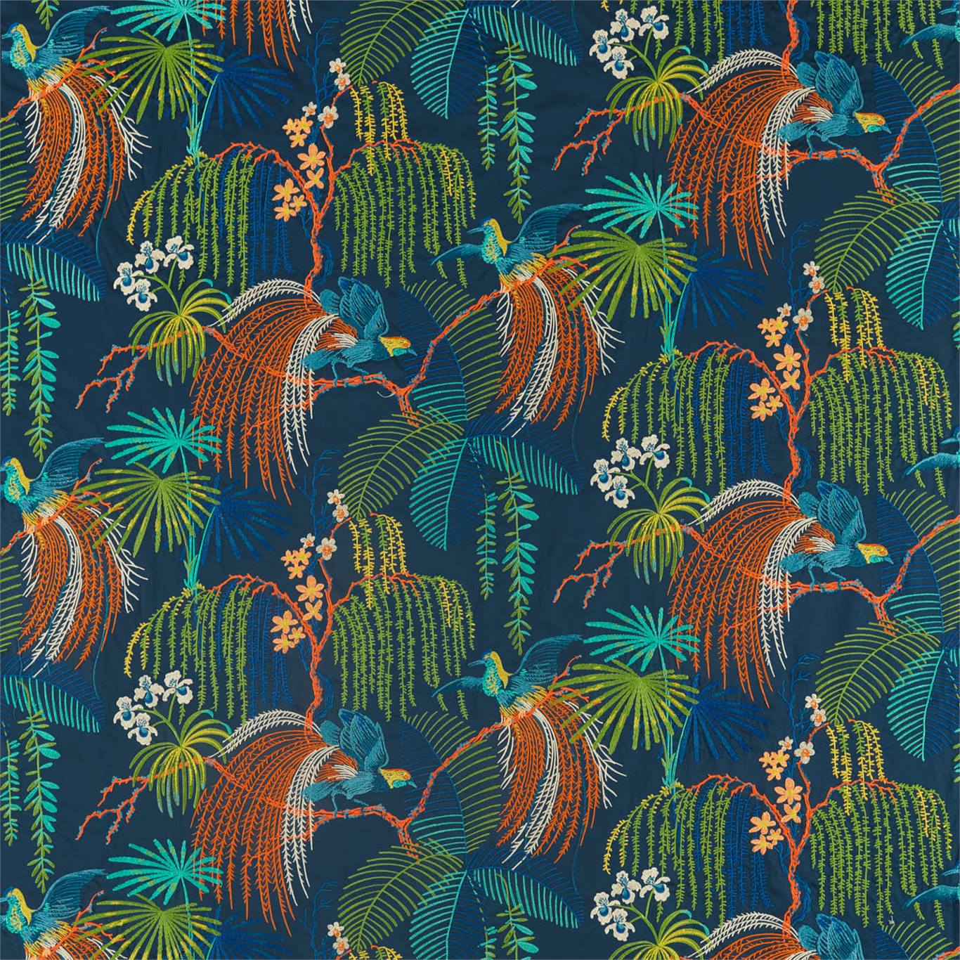Rain Forest Embroidery - Rain Forest Embroidery Tropical Night