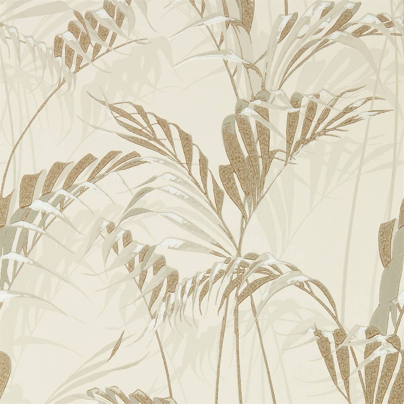 Palm House - Linen / Gilver