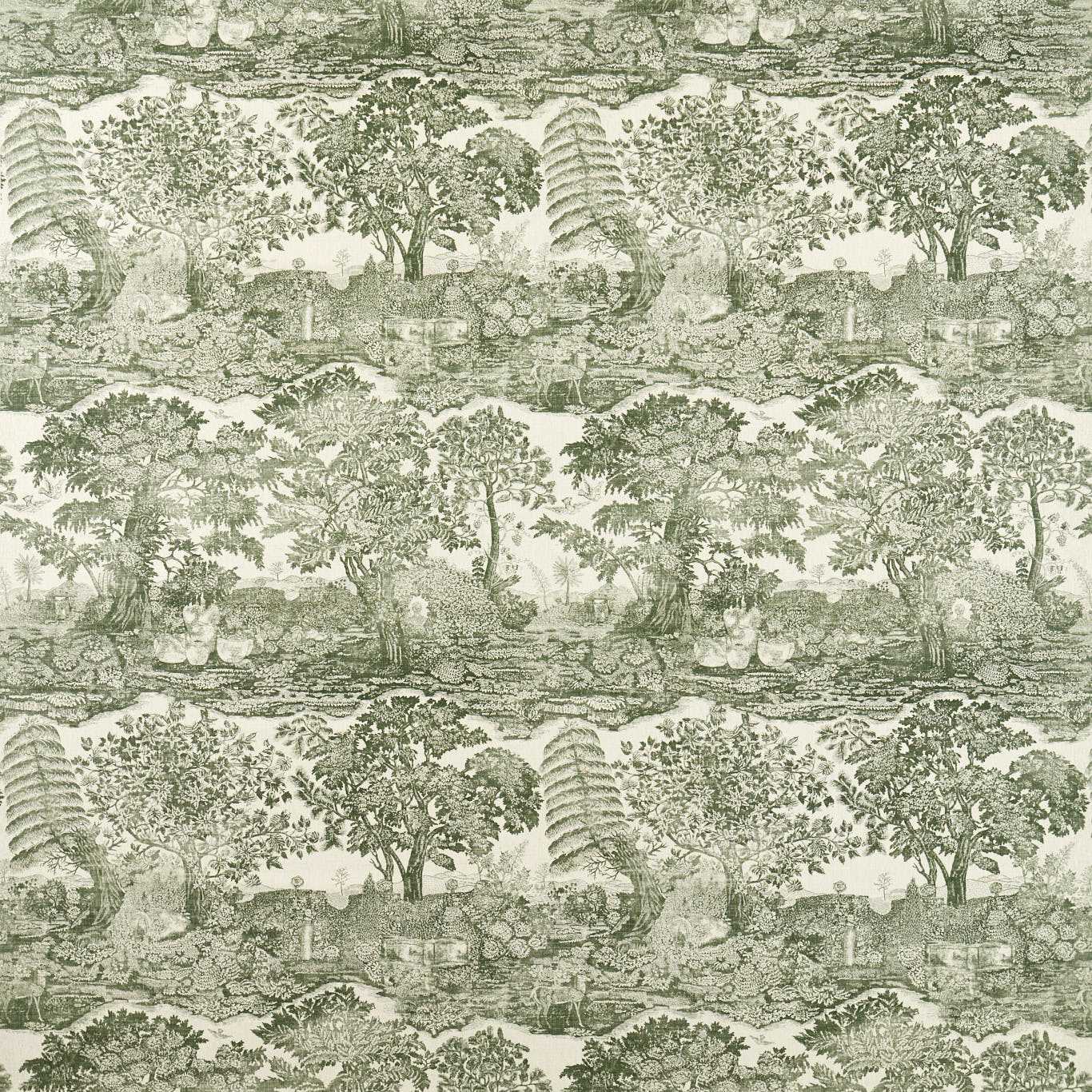 Highgrove Toile - Yew Green