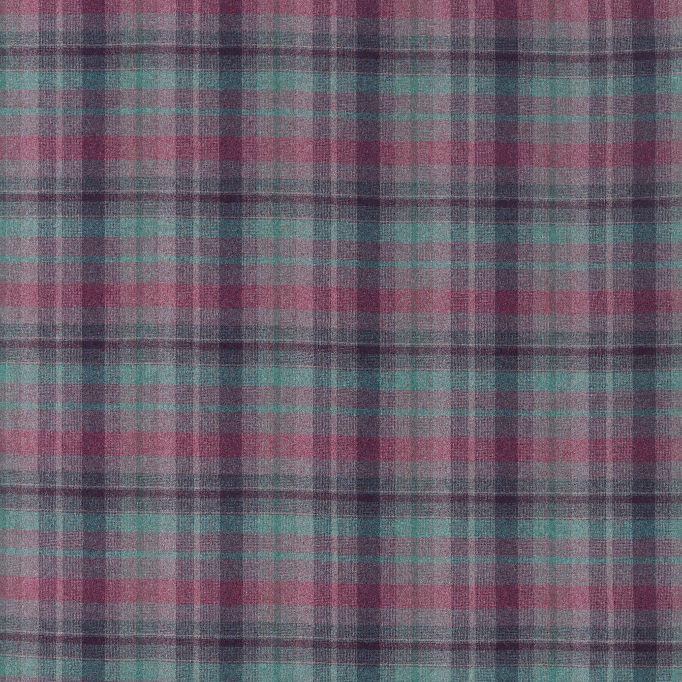 Samphrey Check - Fig / Teal