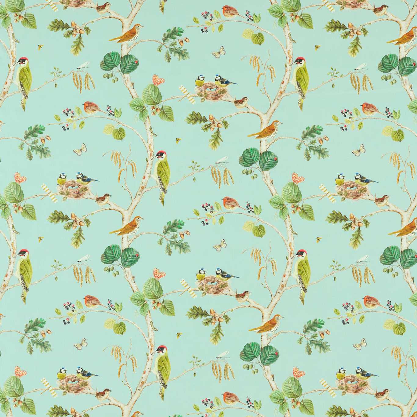 Woodland Chorus - Sky Blue / Multi (Outdoor)