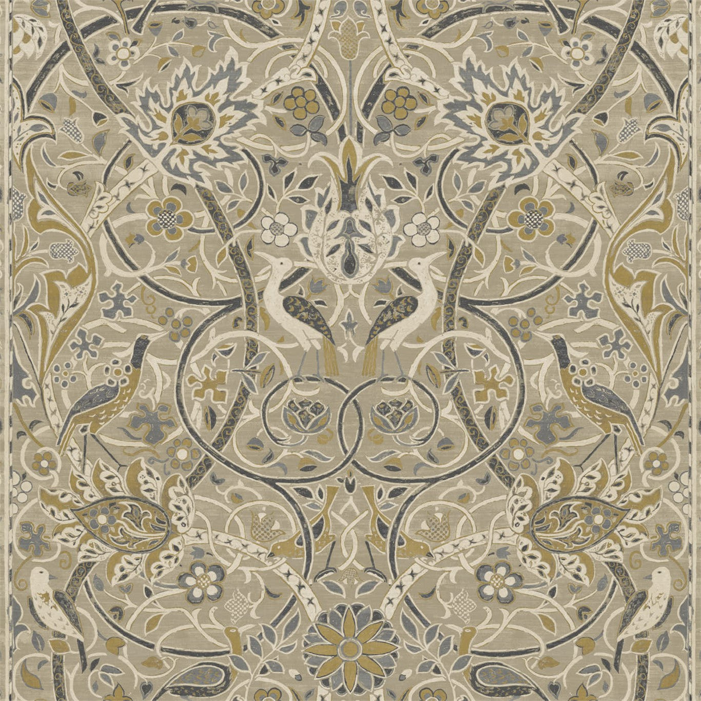 Bullerswood - Stone / Mustard