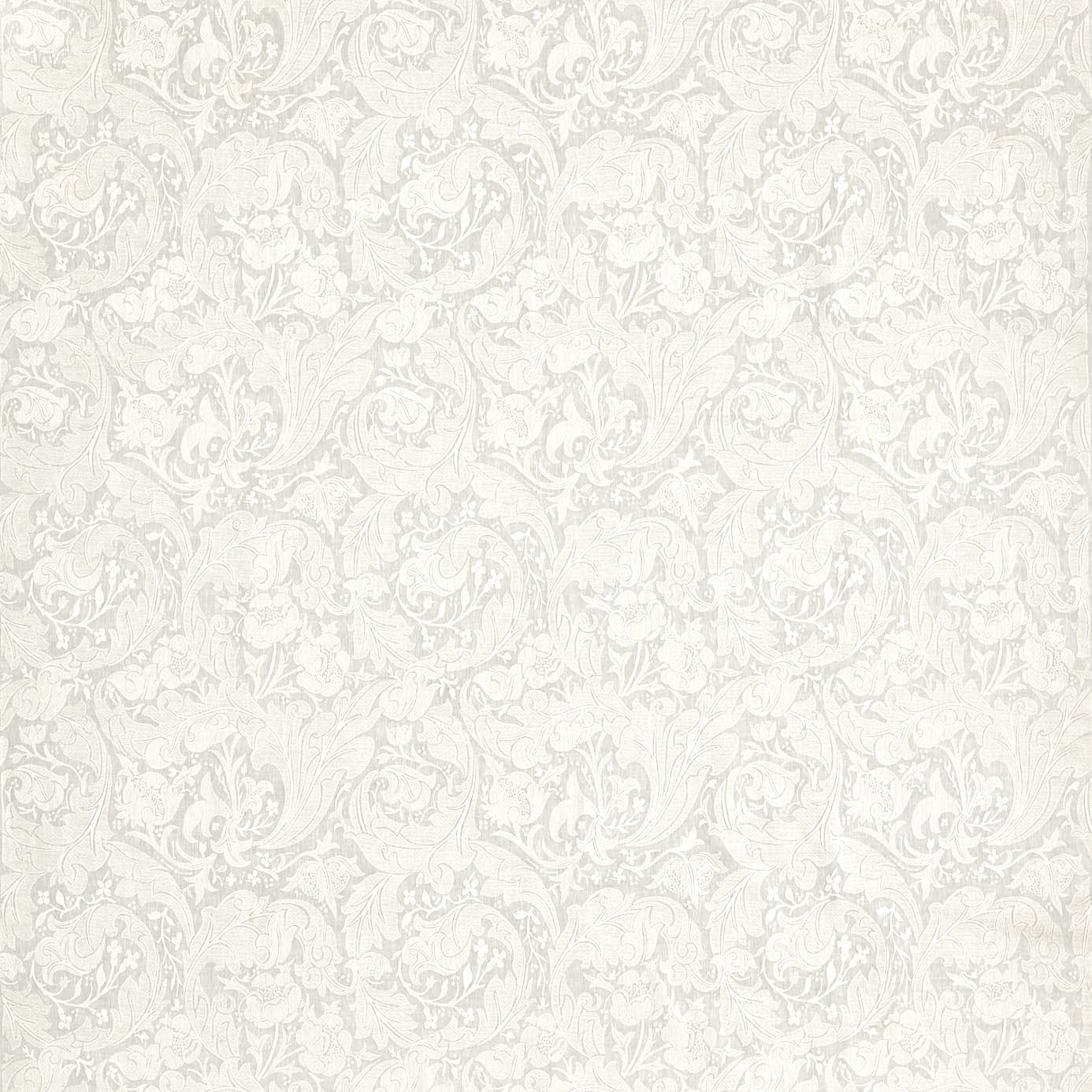 Pure Bachelors Button Embroidery - Grey Blue