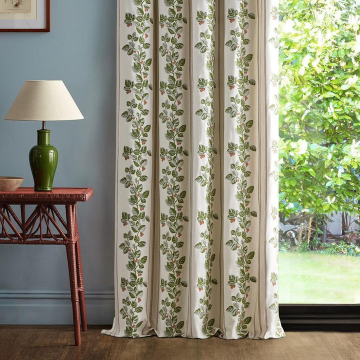 Cobnut Stripe - Leaf Green / Berry