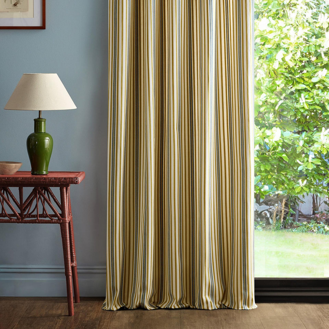 Barneby Stripe - Honey / Teal