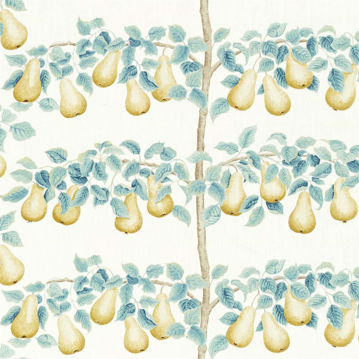 Perry Pears - Gold / Aqua