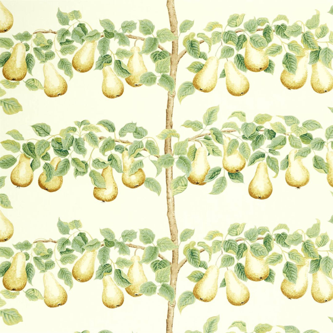 Perry Pears - Ochre / Leaf Green