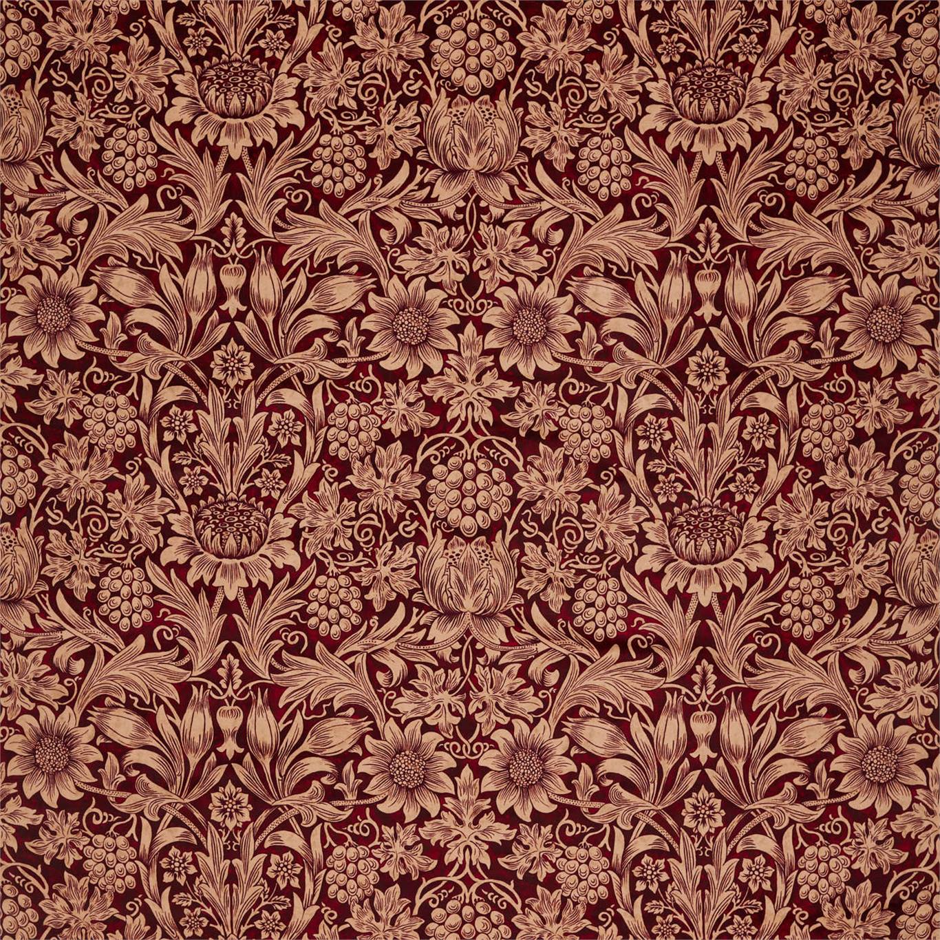 Sunflower Velvet - Kermes / Birch