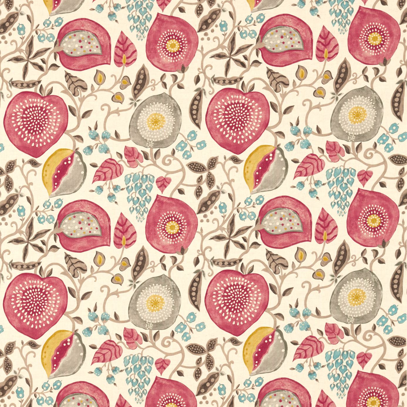 Peas & Pods - Cherry / Linen
