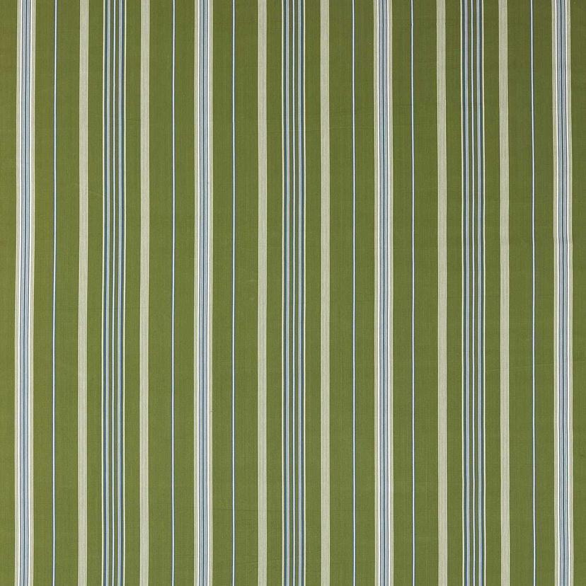 Latimer Stripe - Avocado / Indigo