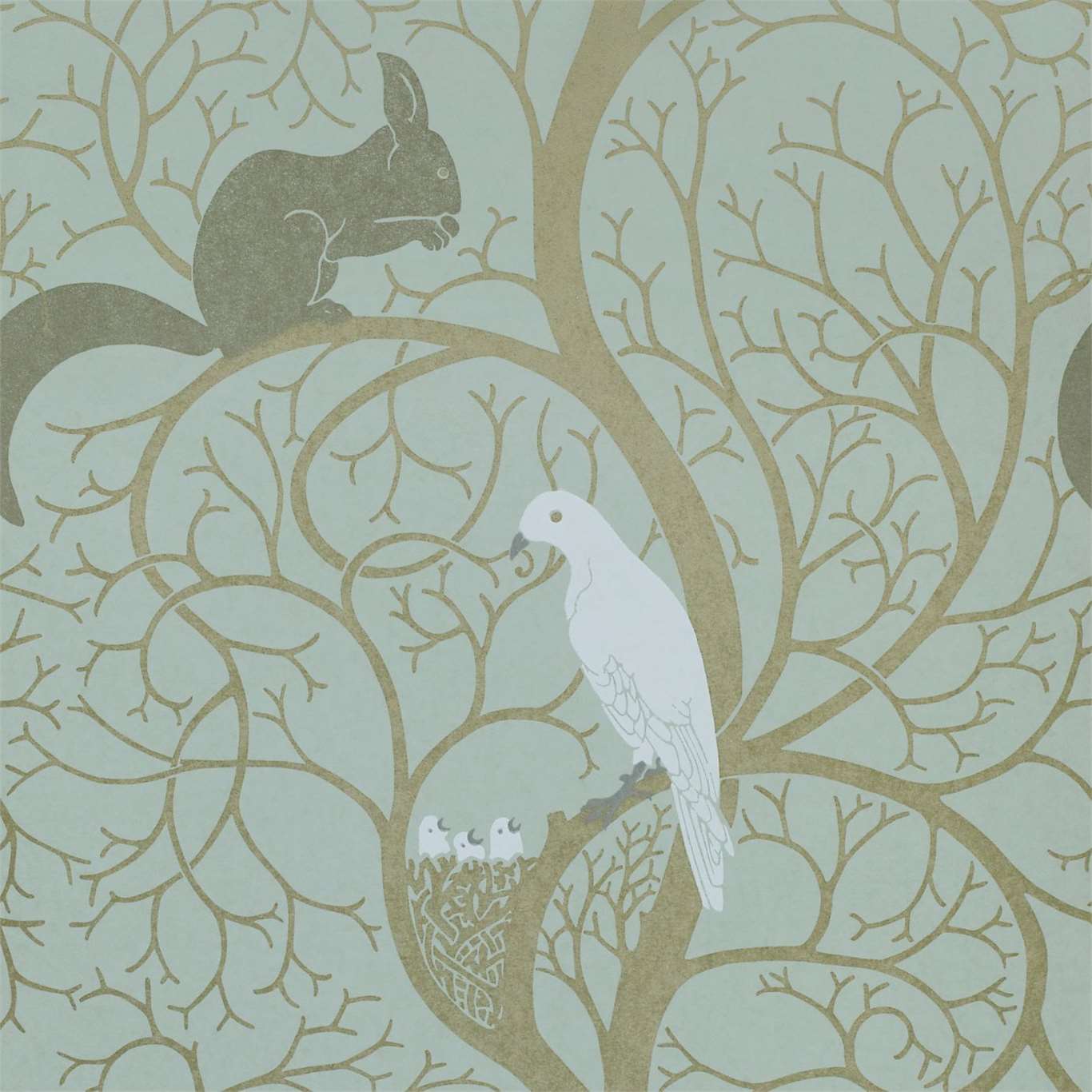 Squirrel & Dove - Eggshell / Ivory