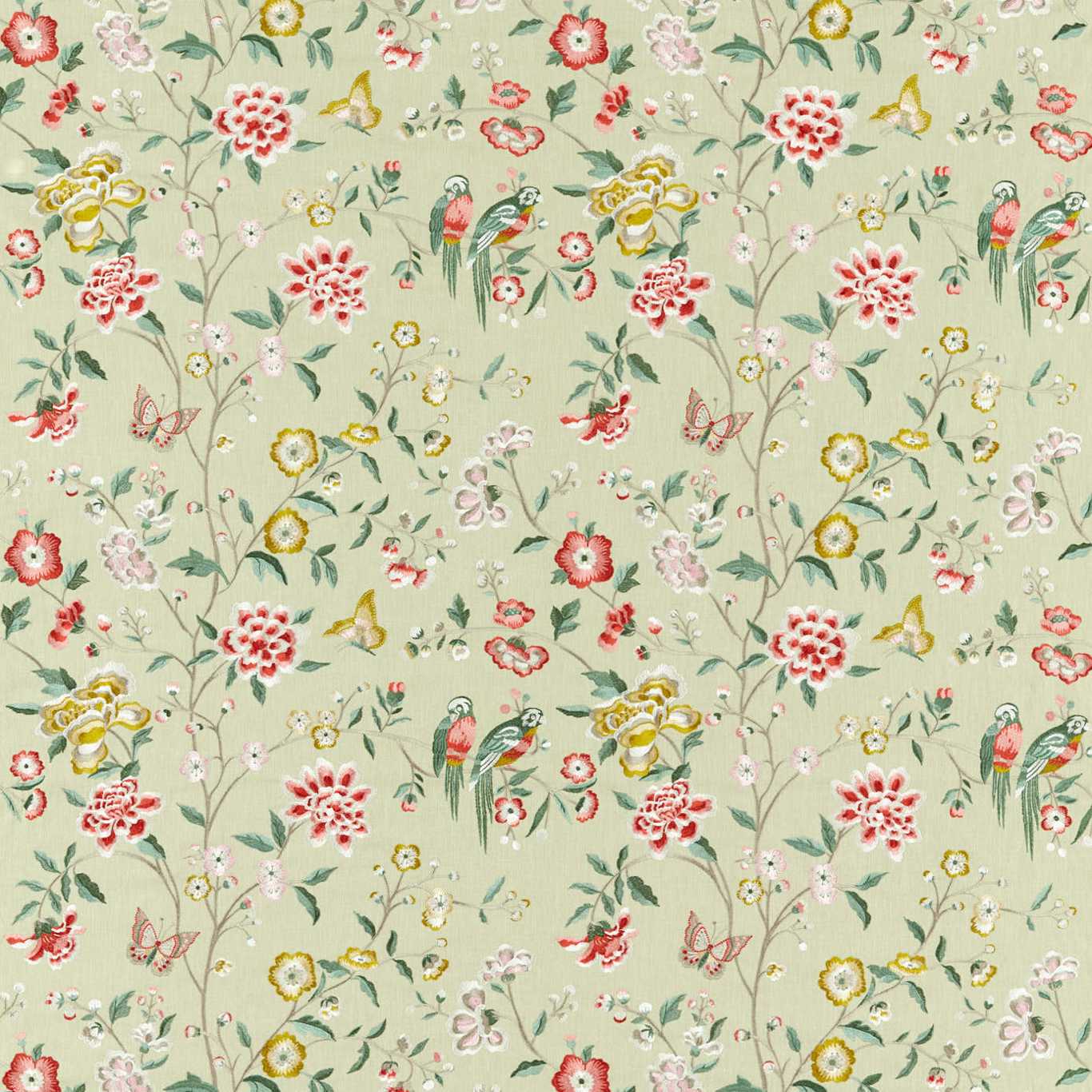 Chinoiserie Hall - Bamboo & Rose