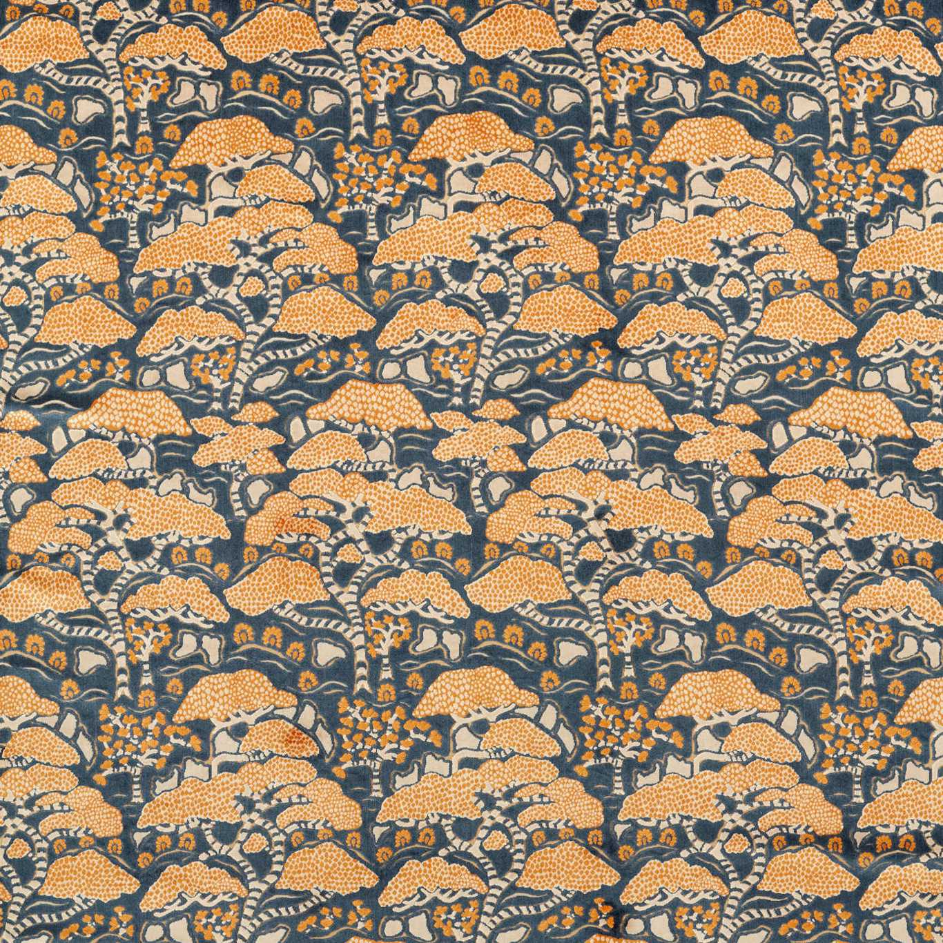 Bonsai & Gingko - Midnight / Orange