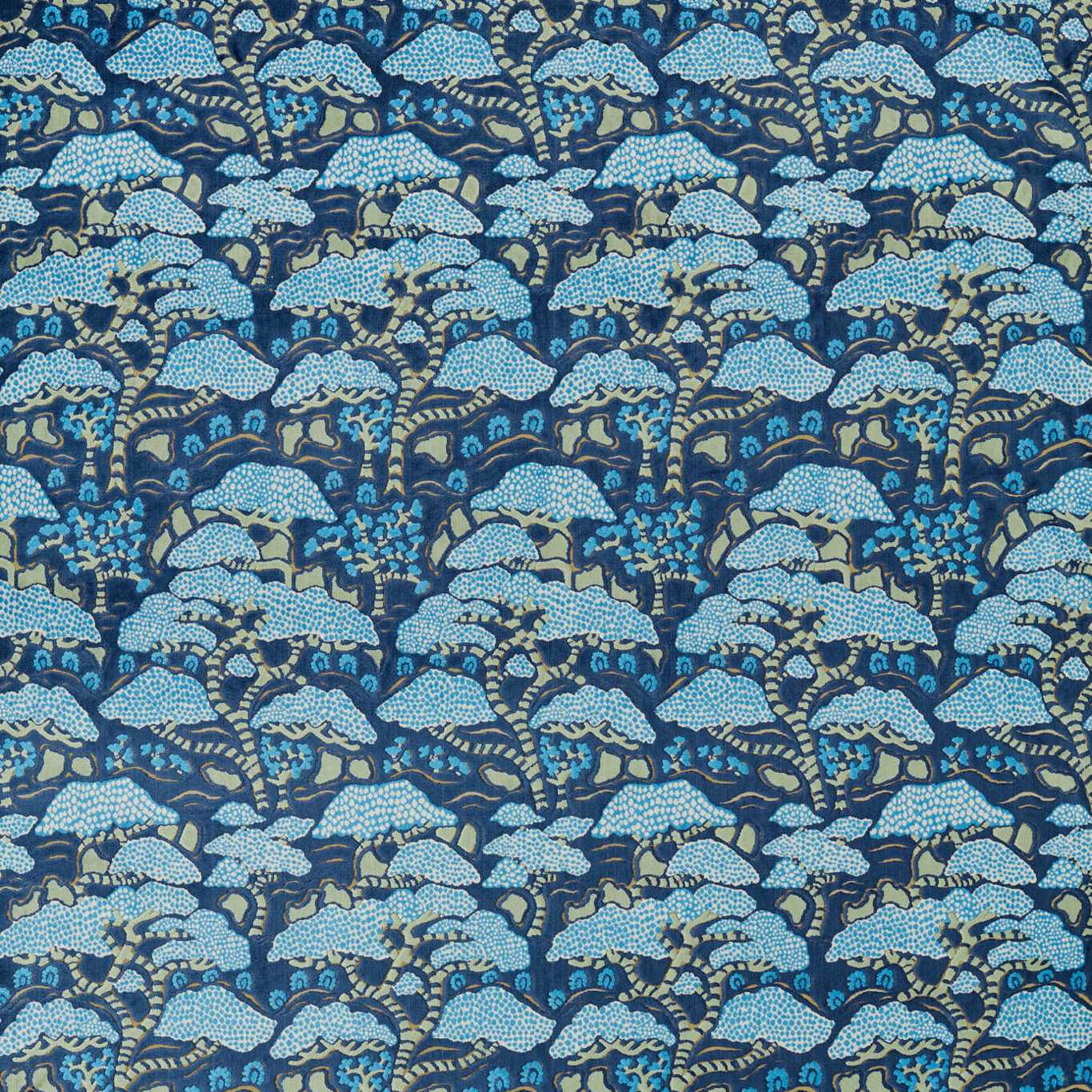 Bonsai & Gingko - Blue