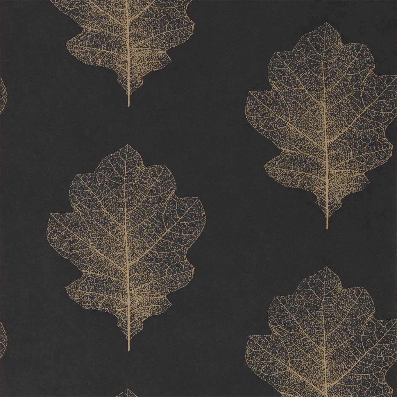 Oak Filigree - Charcoal / Bronze