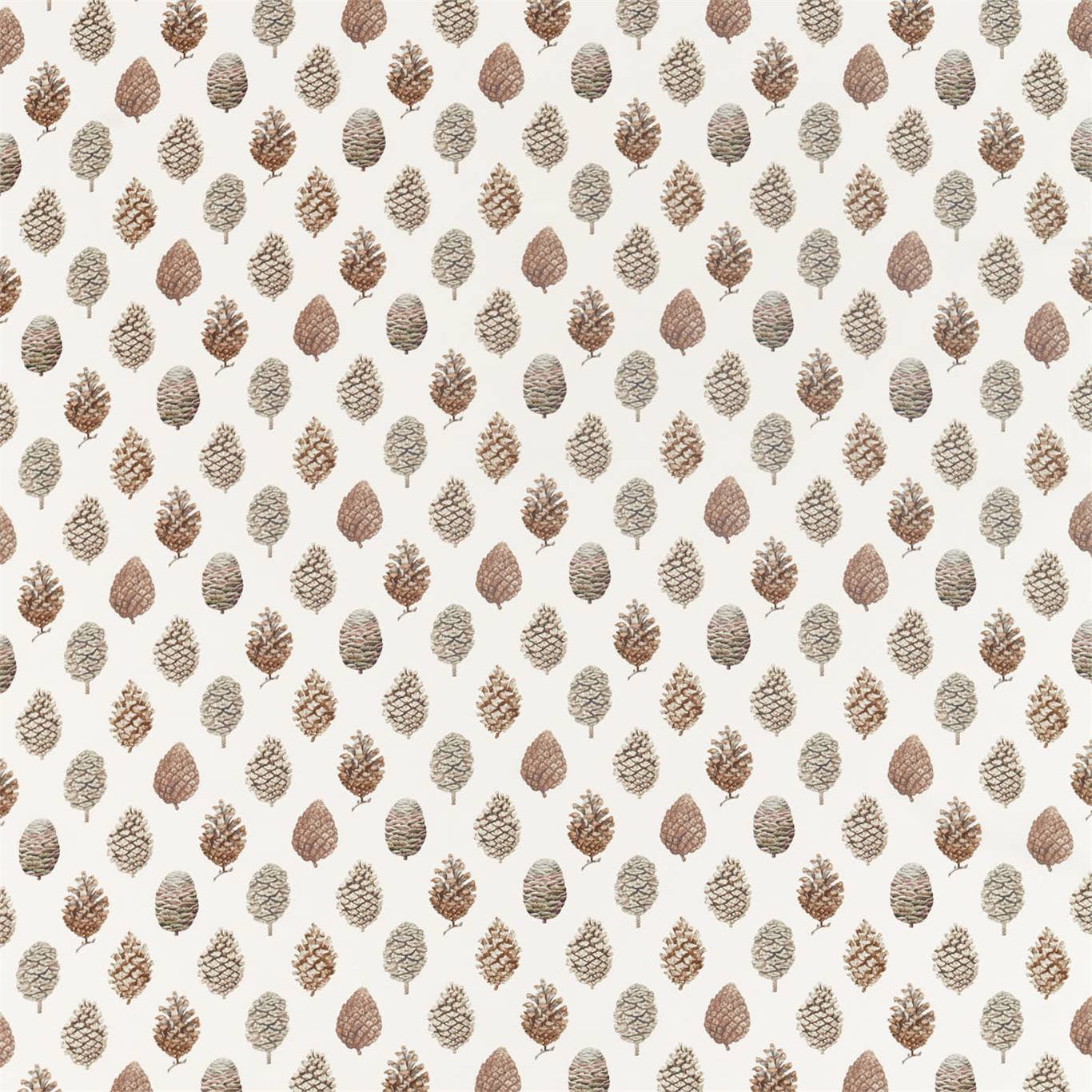Pine Cones - Briarwood / Cream