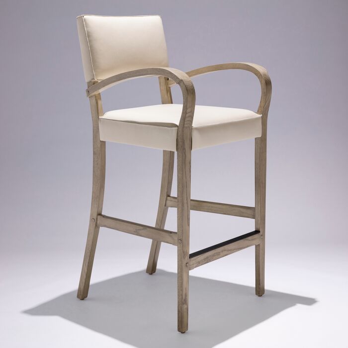 Courtens Barstool (Arms, Upholstered)