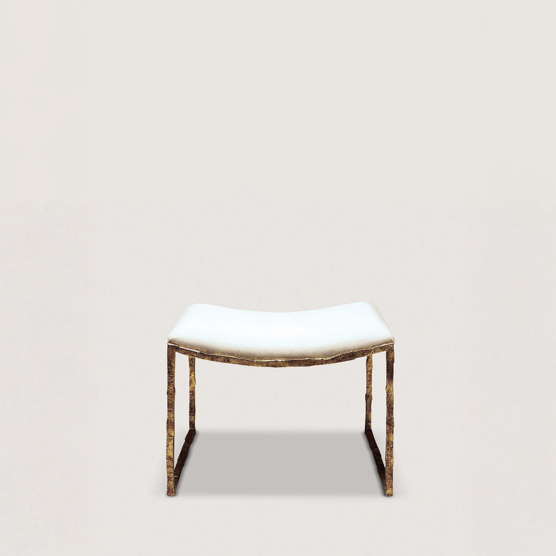 Giacometti Stool - Versailles Gold With Seat Pad
