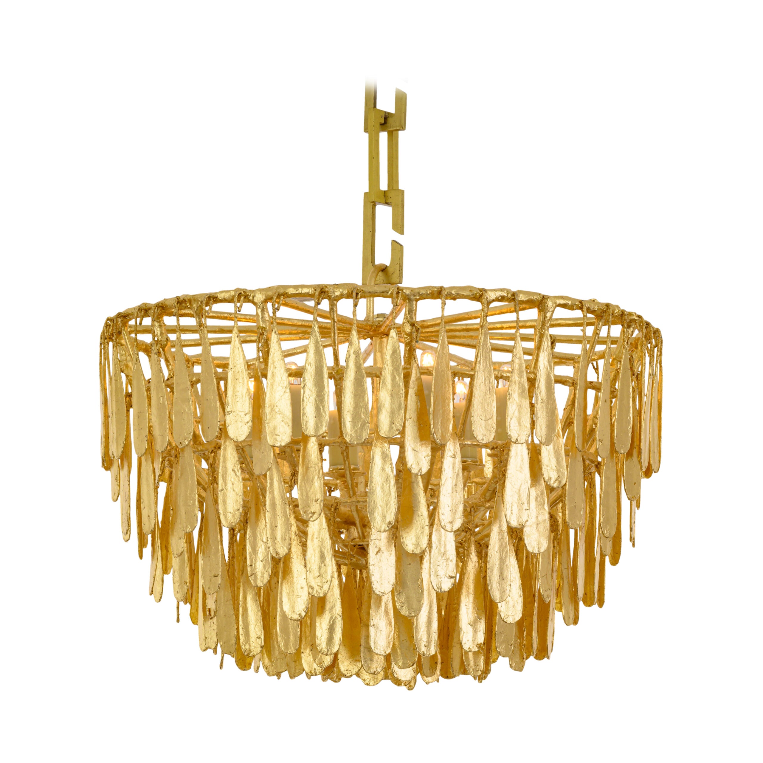 Gilded Cage Medium Short Drop Chandelier