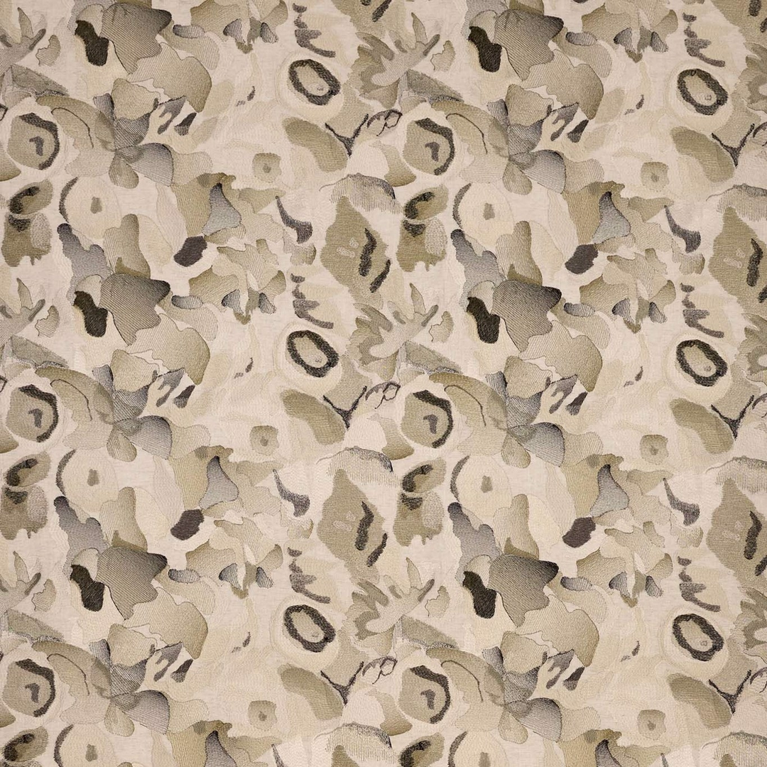Flores Embroidery - Charcoal / Julip / Mineral