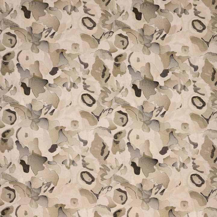 Flores Embroidery - Charcoal / Julip / Mineral